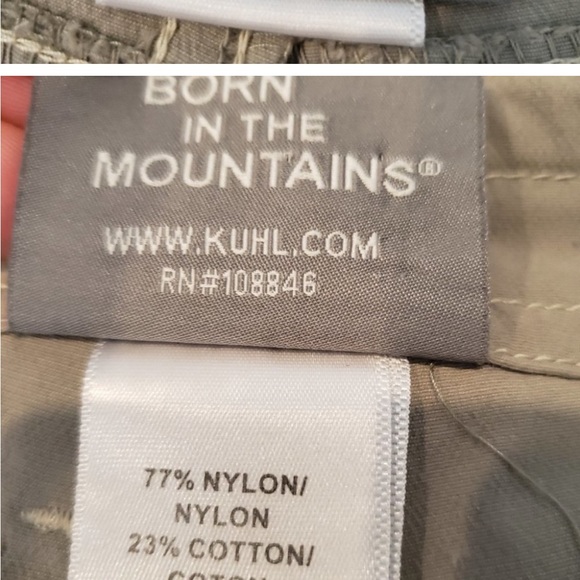 Kuhl khakis convertible zip shorts camp hike cotton blend pants trousers EUC - Picture 7 of 7
